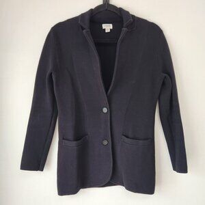 J. Crew Sweater Blazer Comfy Stretch Business Casual Women's Petite XS (XSP)